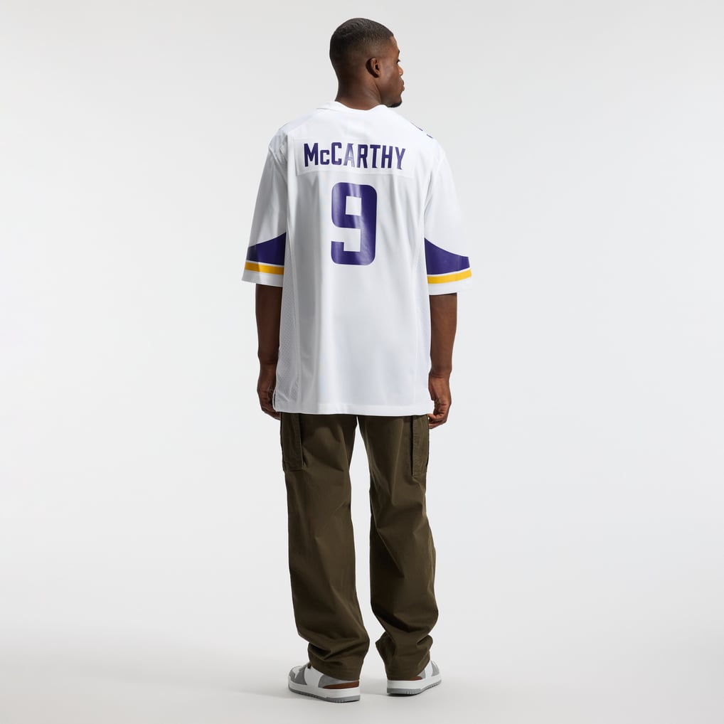 Men's Minnesota Vikings J.J. McCarthy Nike  White Game Jersey - Image 6