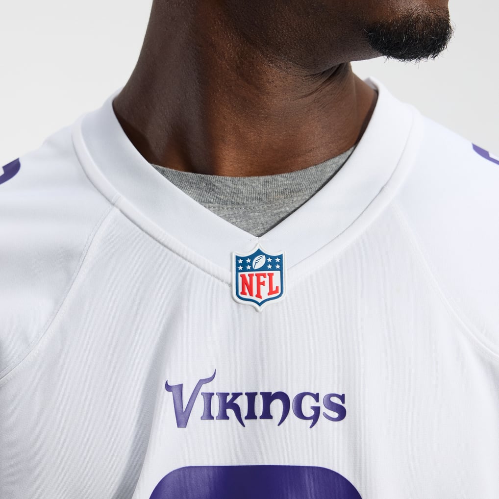 Men's Minnesota Vikings J.J. McCarthy Nike  White Game Jersey - Image 10