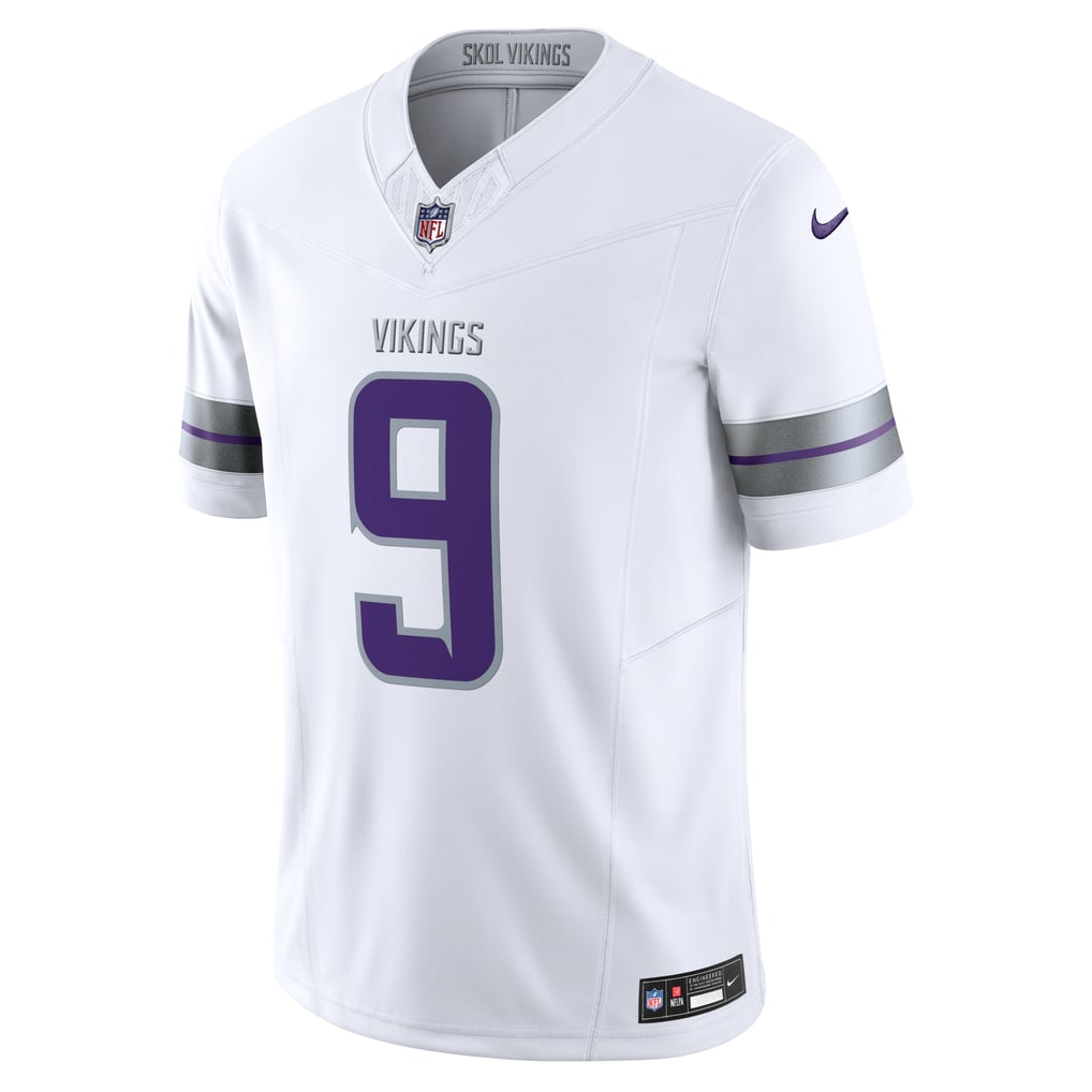 Men's Minnesota Vikings J.J. McCarthy Nike White Vapor F.U.S.E. Limited Jersey - Image 3