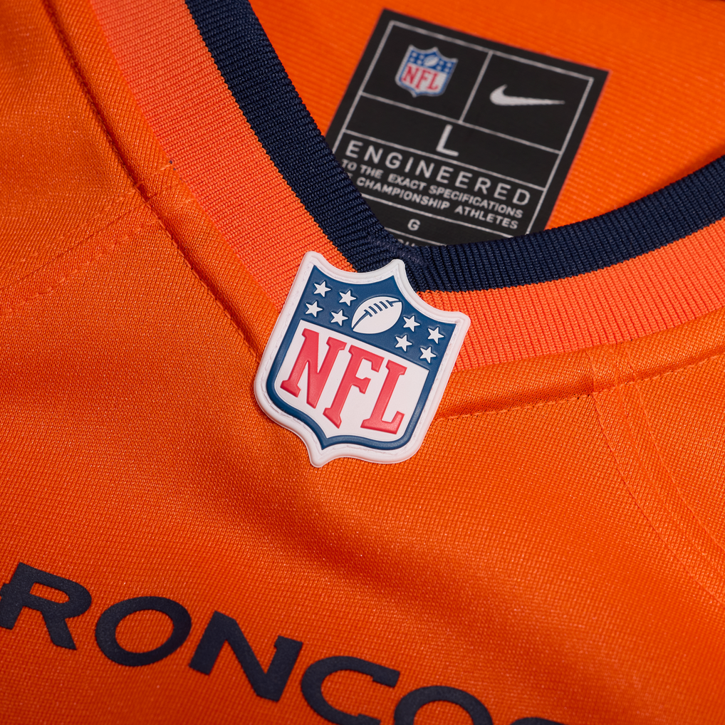 Men's Denver Broncos J.K. Dobbins Nike  Orange Team Game Jersey - Image 5