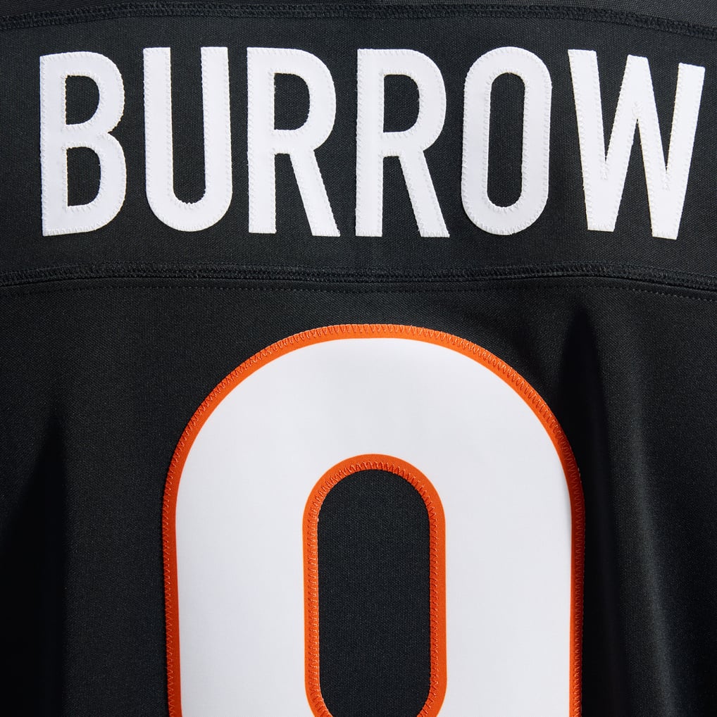 Men's Cincinnati Bengals Joe Burrow Nike Black Team Vapor F.U.S.E. Stitched Limited Jersey - Image 13