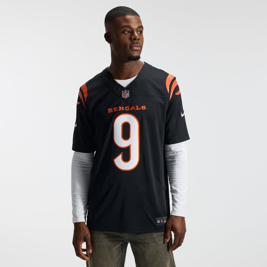 Men's Cincinnati Bengals Joe Burrow Nike Black Team Vapor F.U.S.E. Stitched Limited Jersey - Image 3