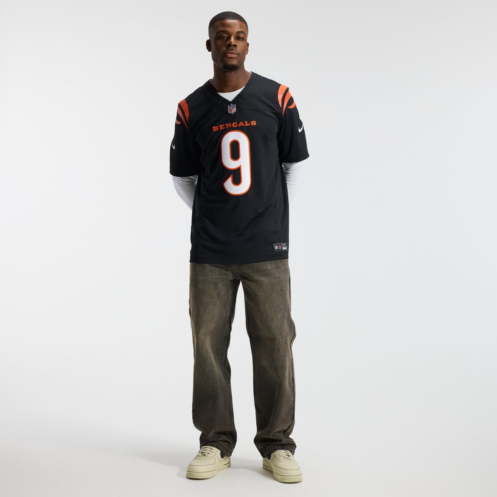 Men's Cincinnati Bengals Joe Burrow Nike Black Team Vapor F.U.S.E. Stitched Limited Jersey - Image 5