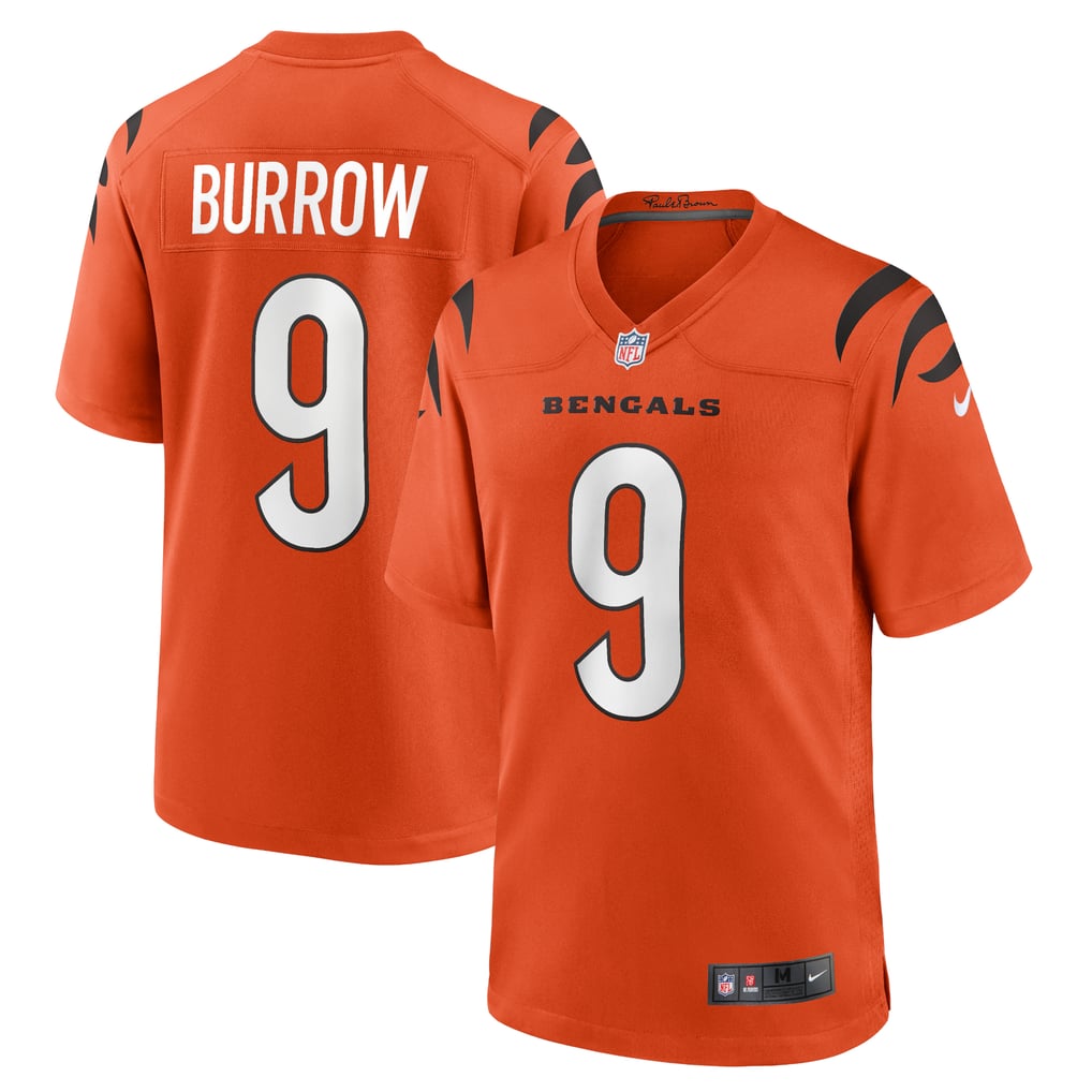 Men's Cincinnati Bengals Joe Burrow Nike Orange Alternate Game Jersey - Image 1