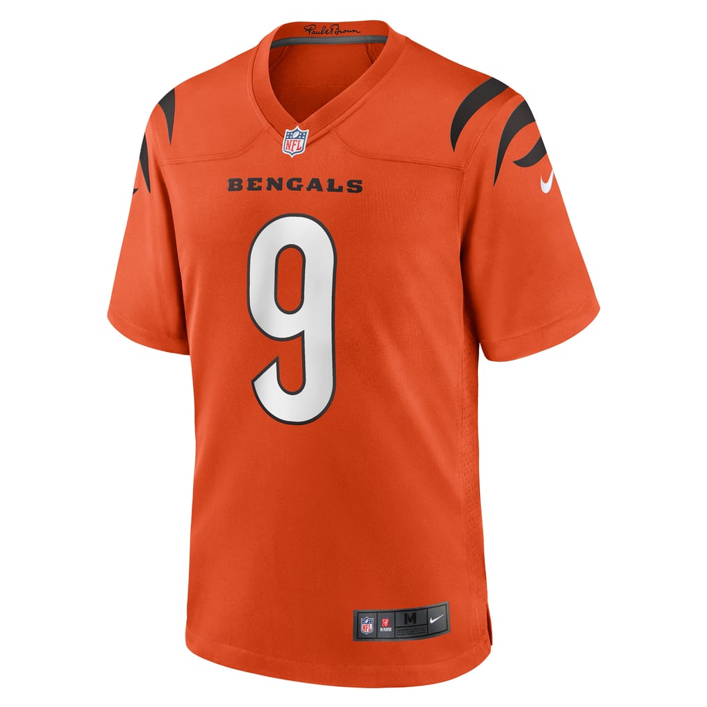 Men's Cincinnati Bengals Joe Burrow Nike Orange Alternate Game Jersey - Image 3
