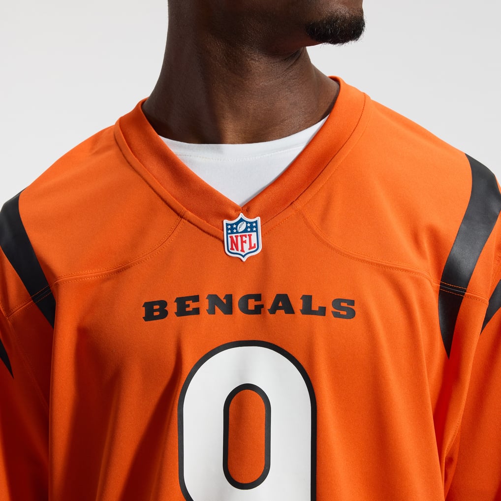 Men's Cincinnati Bengals Joe Burrow Nike Orange Alternate Game Jersey - Image 10