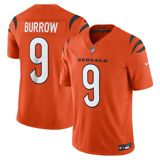 Men's Cincinnati Bengals Joe Burrow Nike Orange Vapor F.U.S.E. Limited Jersey - Image 1