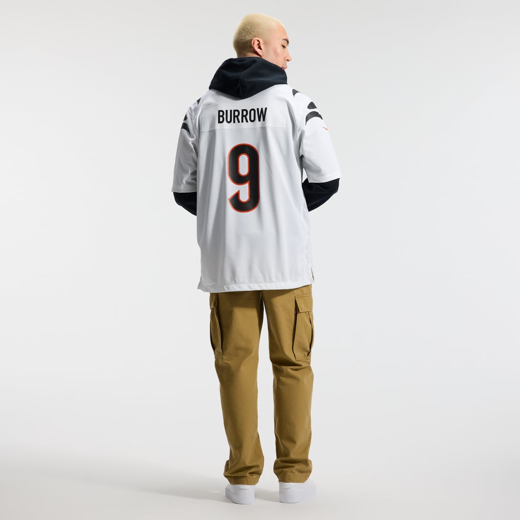Men's Cincinnati Bengals Joe Burrow Nike White Game Jersey - Image 6