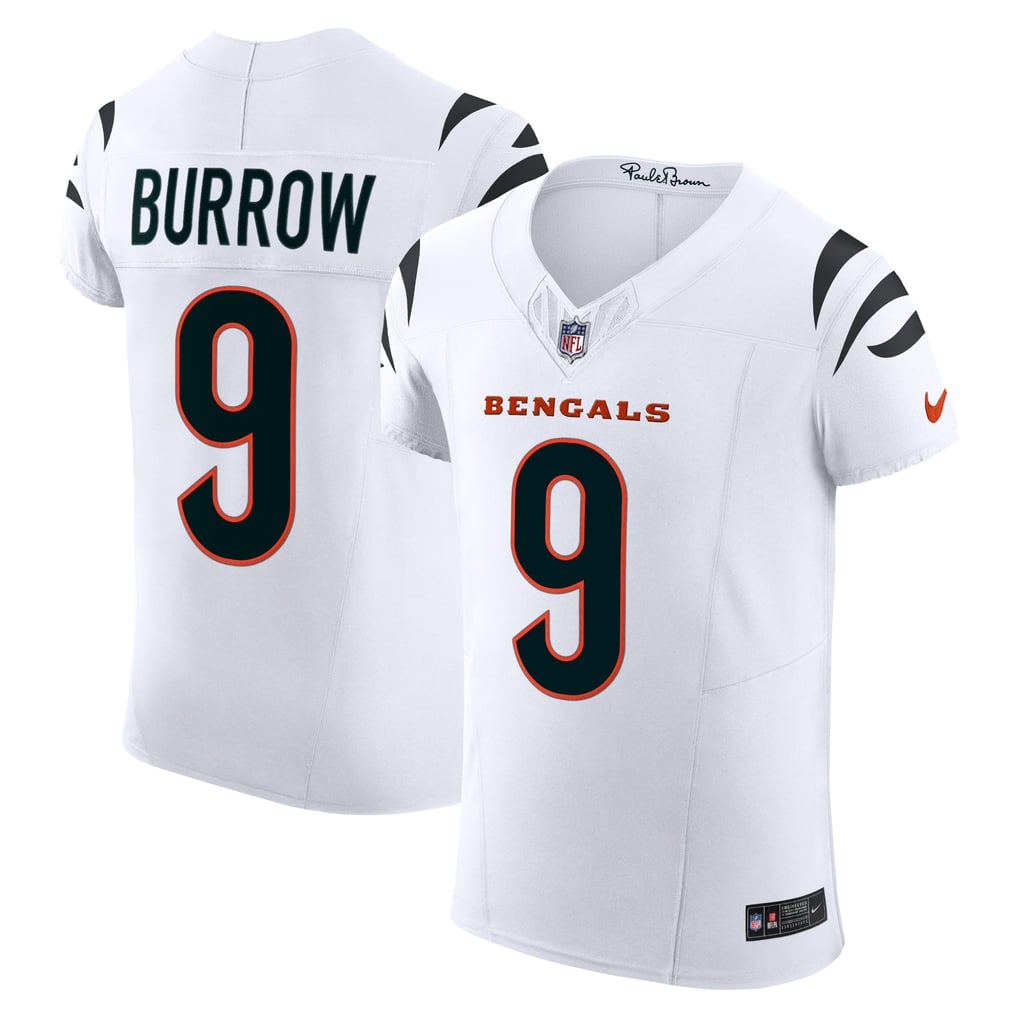 Men's Cincinnati Bengals Joe Burrow Nike White Vapor F.U.S.E. Elite Jersey - Image 2