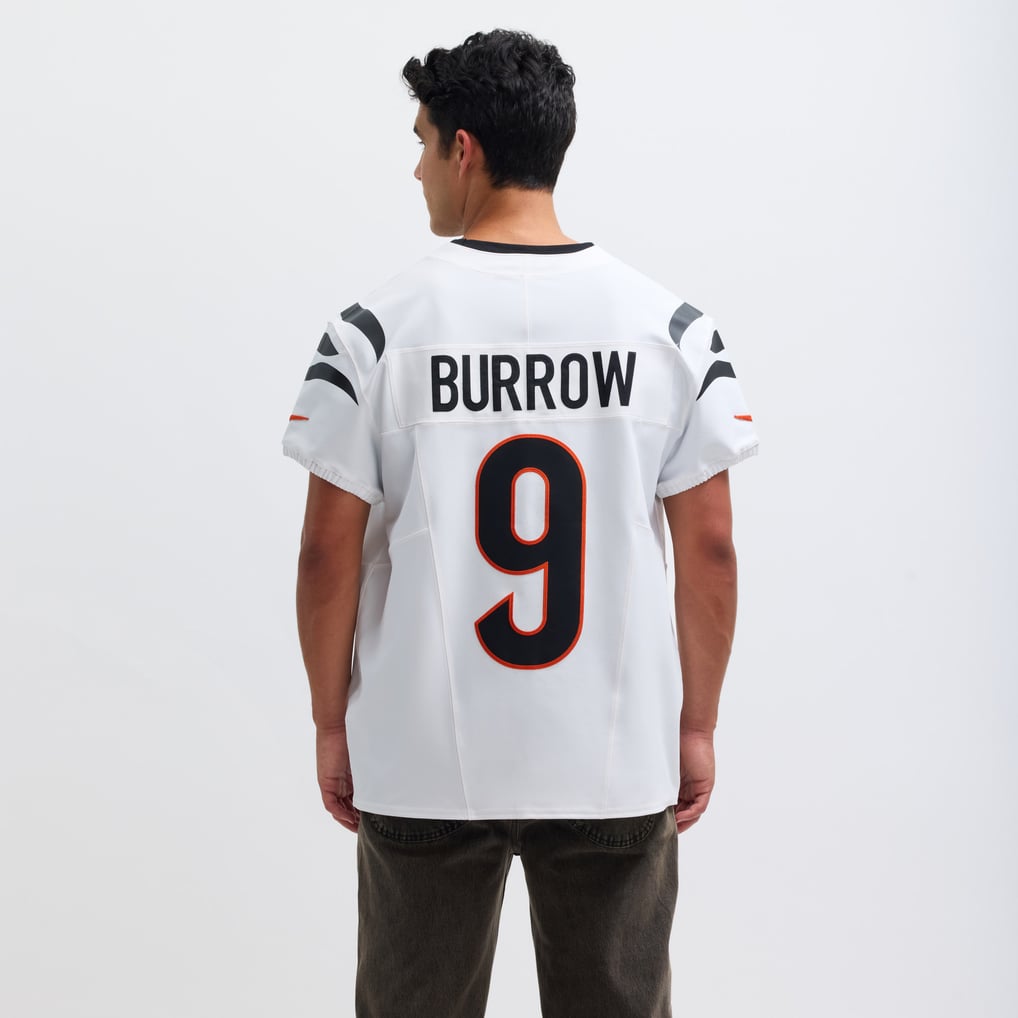 Men's Cincinnati Bengals Joe Burrow Nike White Vapor F.U.S.E. Elite Jersey - Image 6
