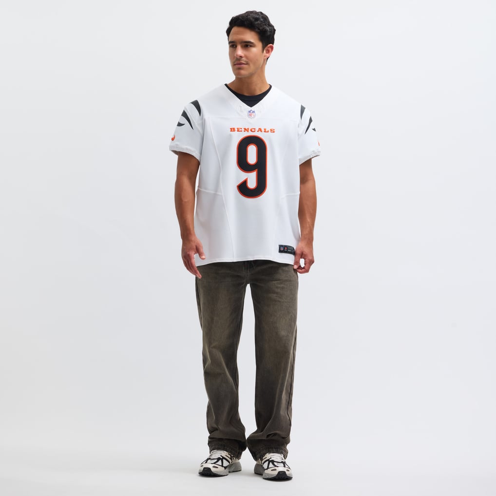 Men's Cincinnati Bengals Joe Burrow Nike White Vapor F.U.S.E. Elite Jersey - Image 7