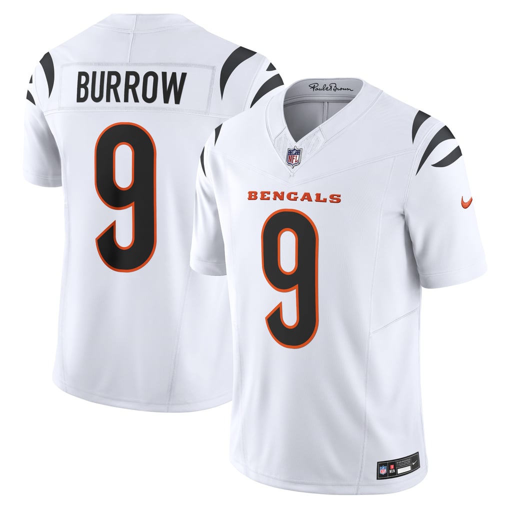 Men's Cincinnati Bengals Joe Burrow Nike White Vapor F.U.S.E. Limited Jersey - Image 2