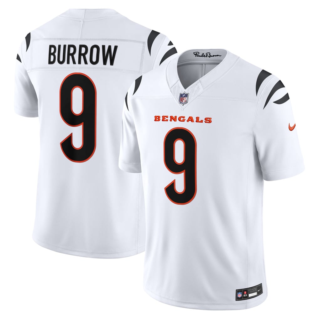Men's Cincinnati Bengals Joe Burrow Nike White Vapor F.U.S.E. Stitched Limited Jersey - Image 2