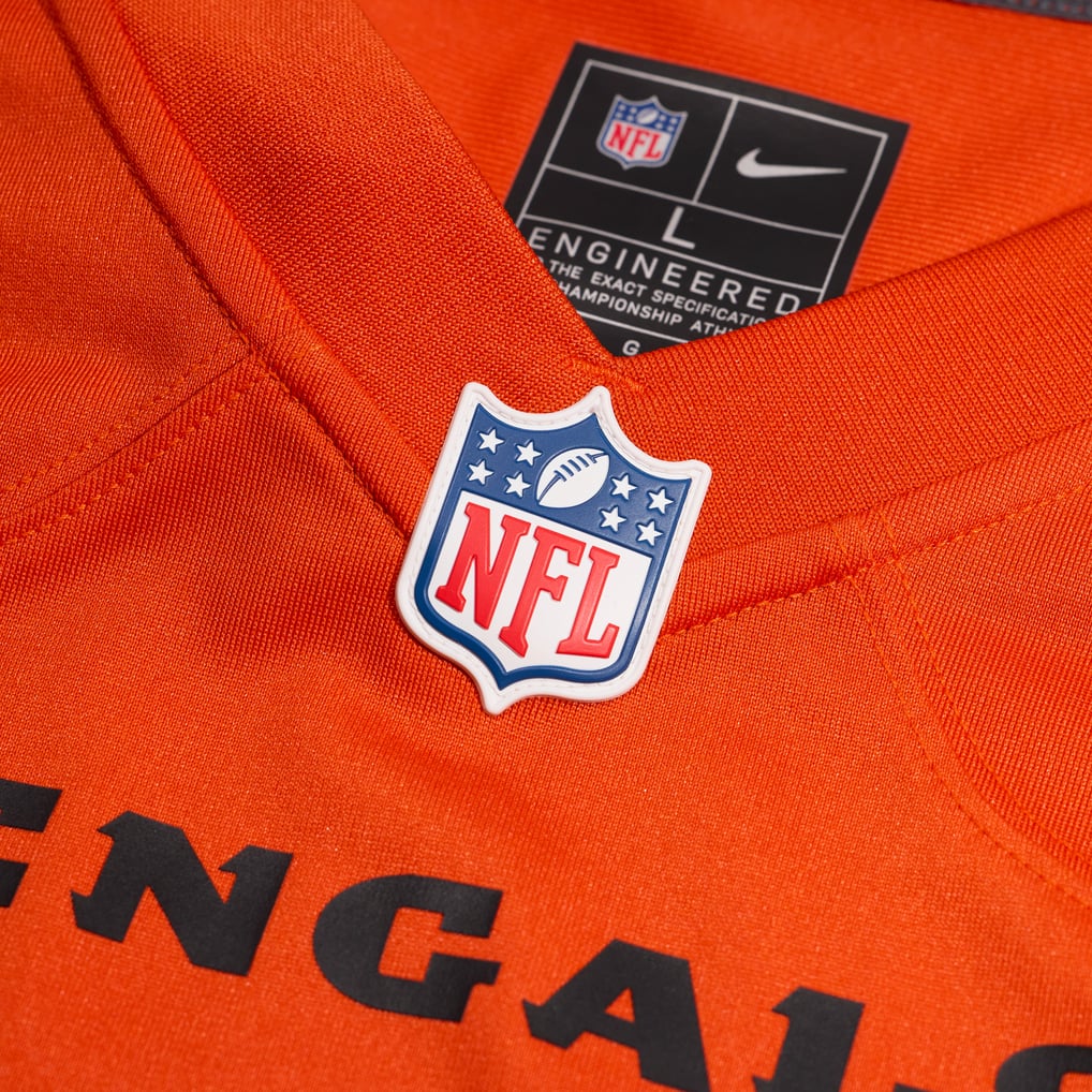 Men's Cincinnati Bengals Joe Flacco Nike Orange Alternate Game Jersey - Image 5