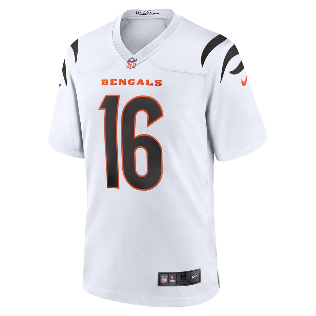 Men's Cincinnati Bengals Joe Flacco Nike White Game Jersey - Image 3