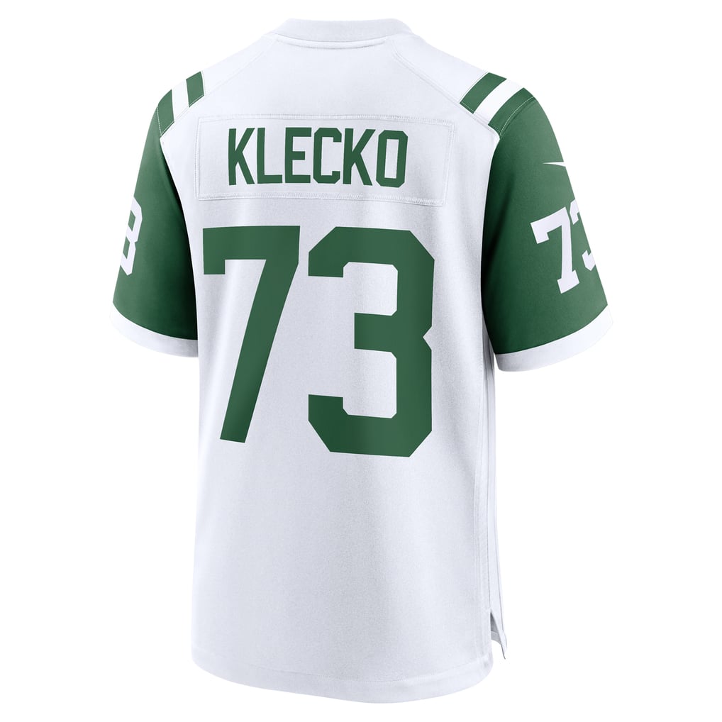 Men's New York Jets Joe Klecko Nike White Retired Player Alternate Game Jersey - Image 4