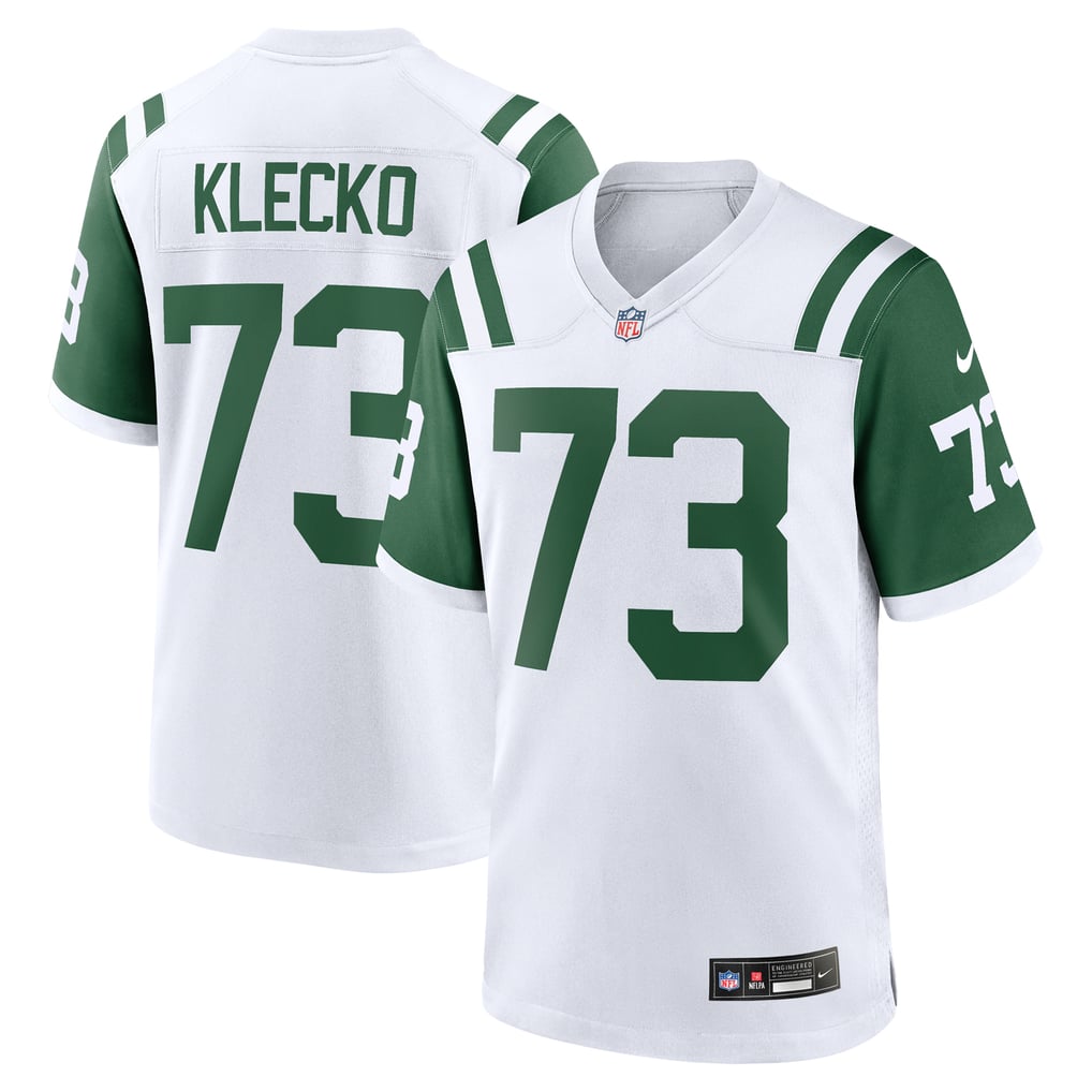 Men's New York Jets Joe Klecko Nike White Retired Player Alternate Game Jersey - Image 1