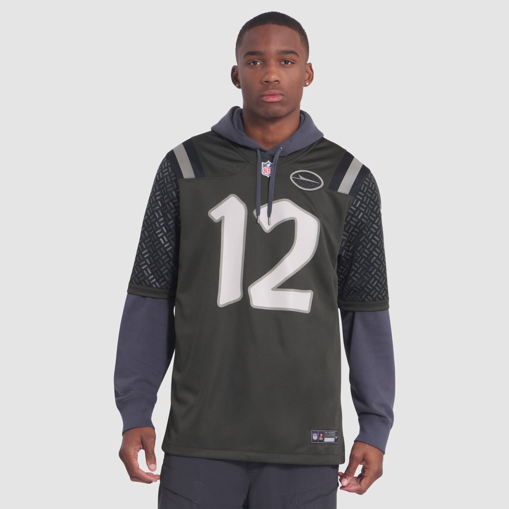 Men's New York Jets Joe Namath Nike Green Rivalries Collection Retired Player Game Jersey - Image 5