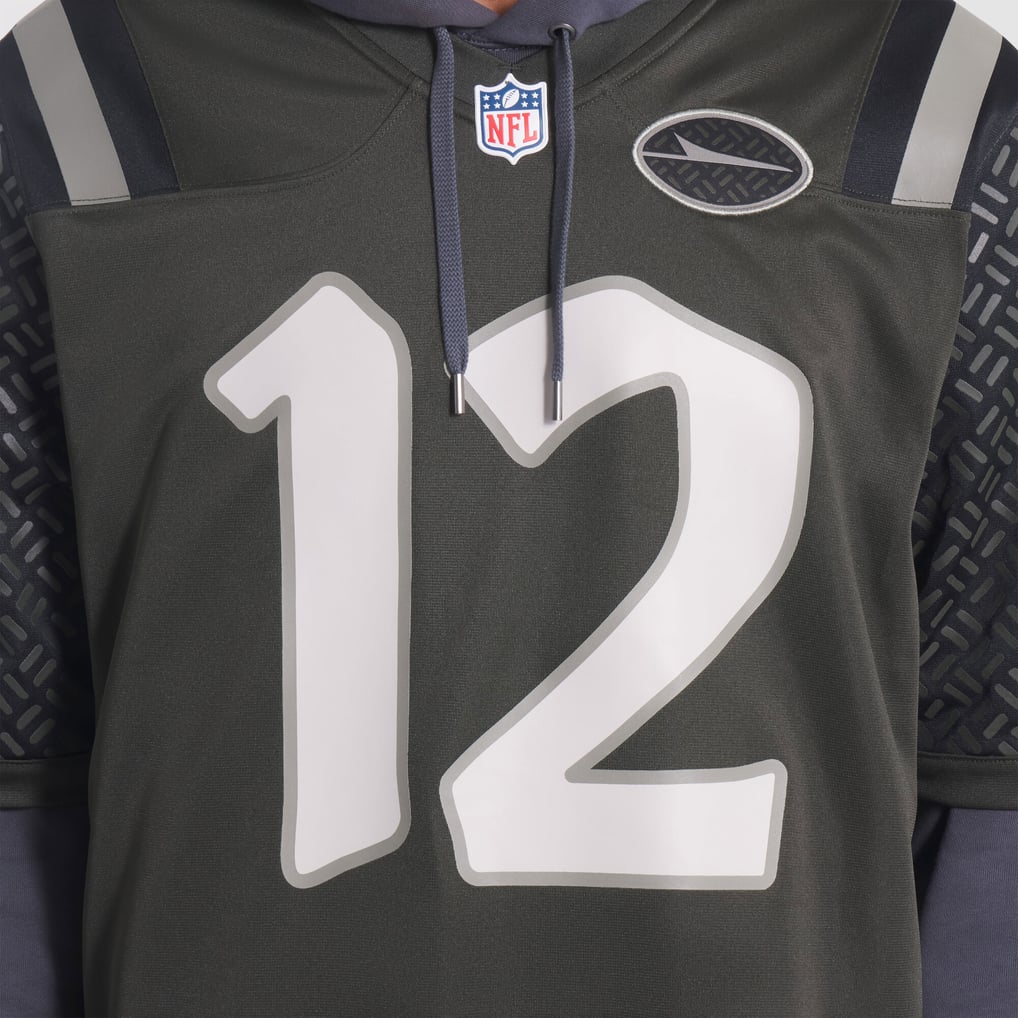 Men's New York Jets Joe Namath Nike Green Rivalries Collection Retired Player Game Jersey - Image 7