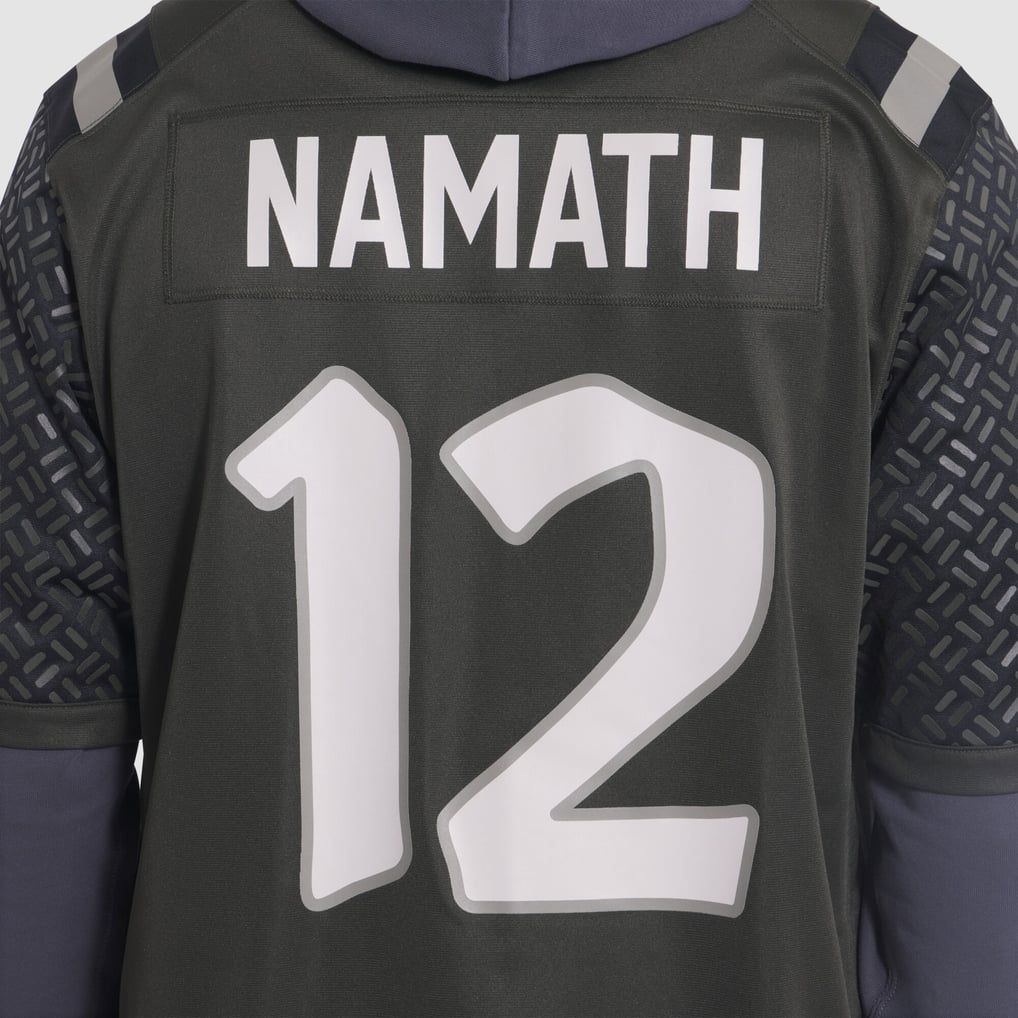 Men's New York Jets Joe Namath Nike Green Rivalries Collection Retired Player Game Jersey - Image 8