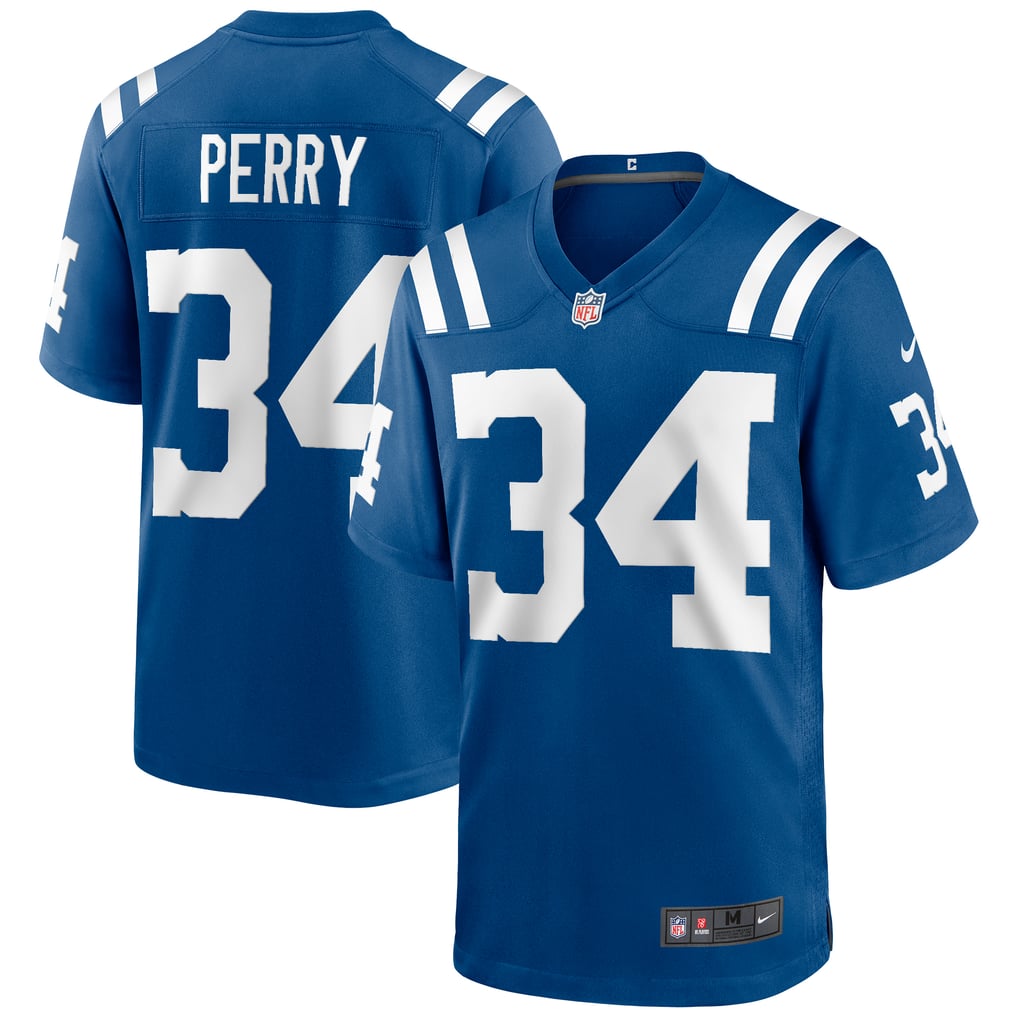 Men's Indianapolis Colts Joe Perry Nike Royal Game Retired Player Jersey - Image 2