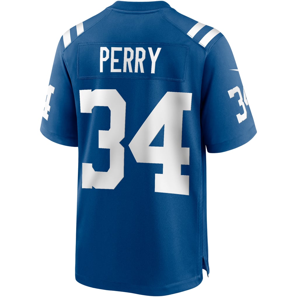 Men's Indianapolis Colts Joe Perry Nike Royal Game Retired Player Jersey - Image 4
