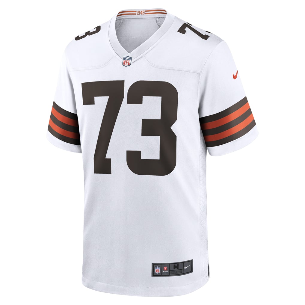 Men's Cleveland Browns Joe Thomas Nike White Retired Game Player Jersey - Image 3