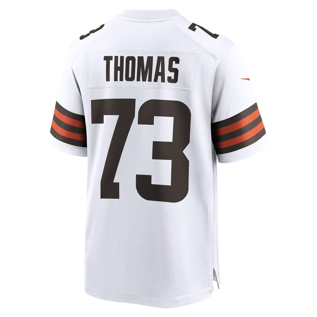 Men's Cleveland Browns Joe Thomas Nike White Retired Game Player Jersey - Image 4