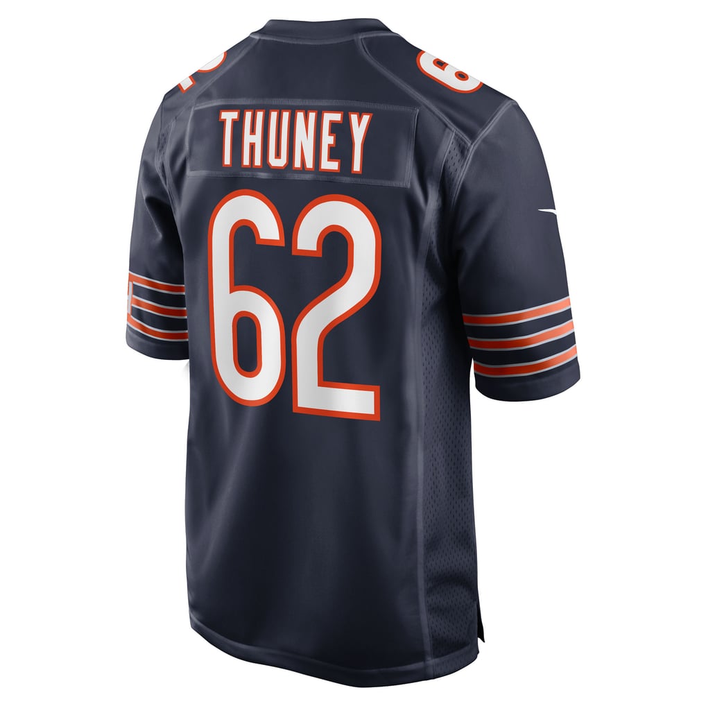 Men's Chicago Bears Joe Thuney Nike Navy Team Game Jersey - Image 4