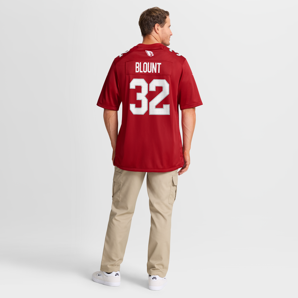 Men's Arizona Cardinals Joey Blount Nike  Cardinal  Game Jersey - Image 9