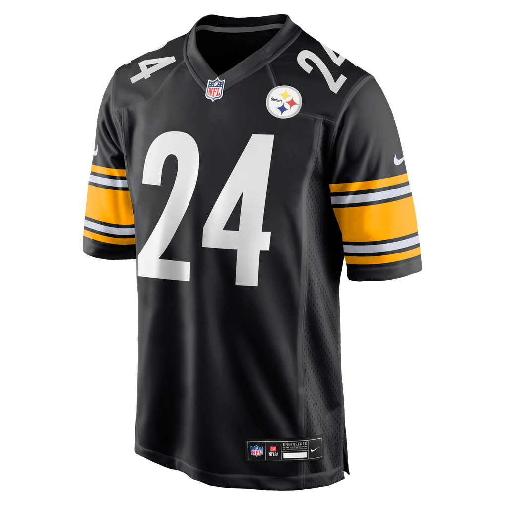 Men's Pittsburgh Steelers Joey Porter Jr. Nike Black  Game Jersey - Image 3