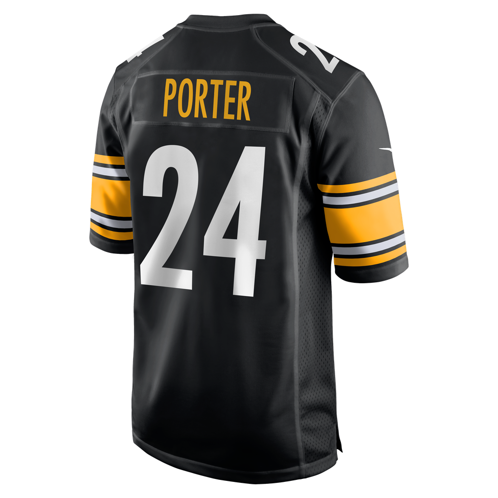 Men's Pittsburgh Steelers Joey Porter Jr. Nike Black  Game Jersey - Image 4