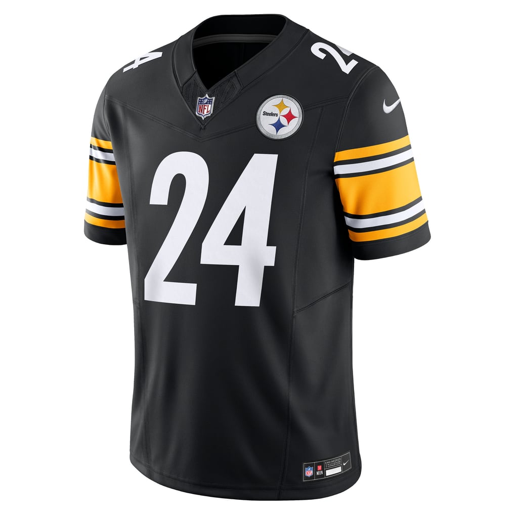 Men's Pittsburgh Steelers Joey Porter Jr. Nike Black Vapor F.U.S.E. Limited Jersey - Image 3