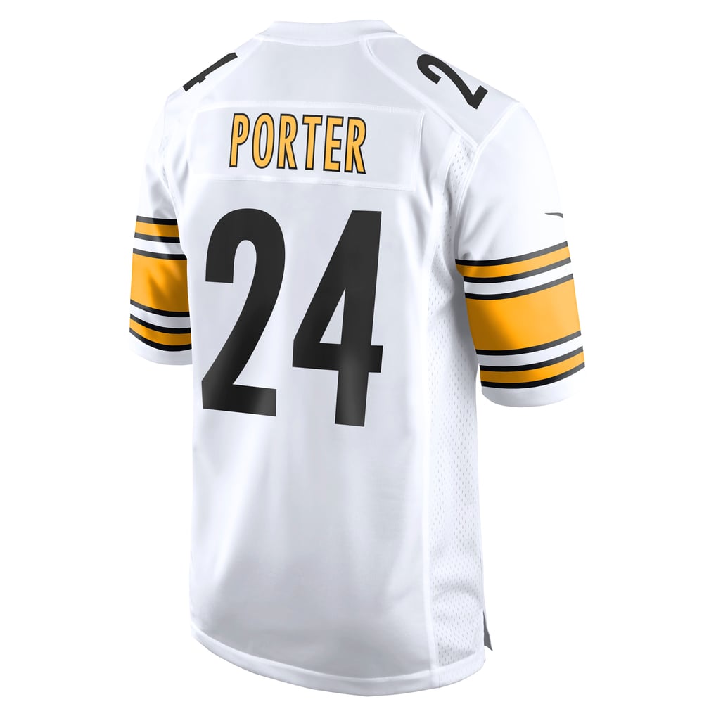Men's Pittsburgh Steelers Joey Porter Jr. Nike White Away Game Jersey - Image 4