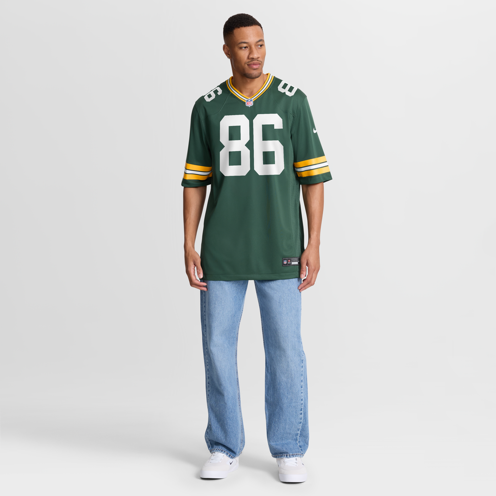 Men's Green Bay Packers John FitzPatrick Nike  Green Team Game Jersey - Image 8