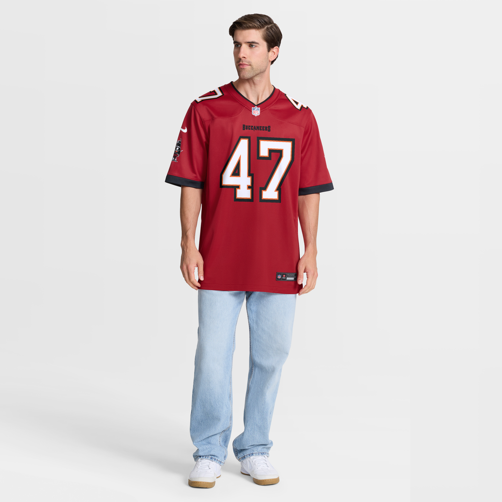 Men's Tampa Bay Buccaneers John Lynch Nike Red Game Retired Player Jersey - Image 8