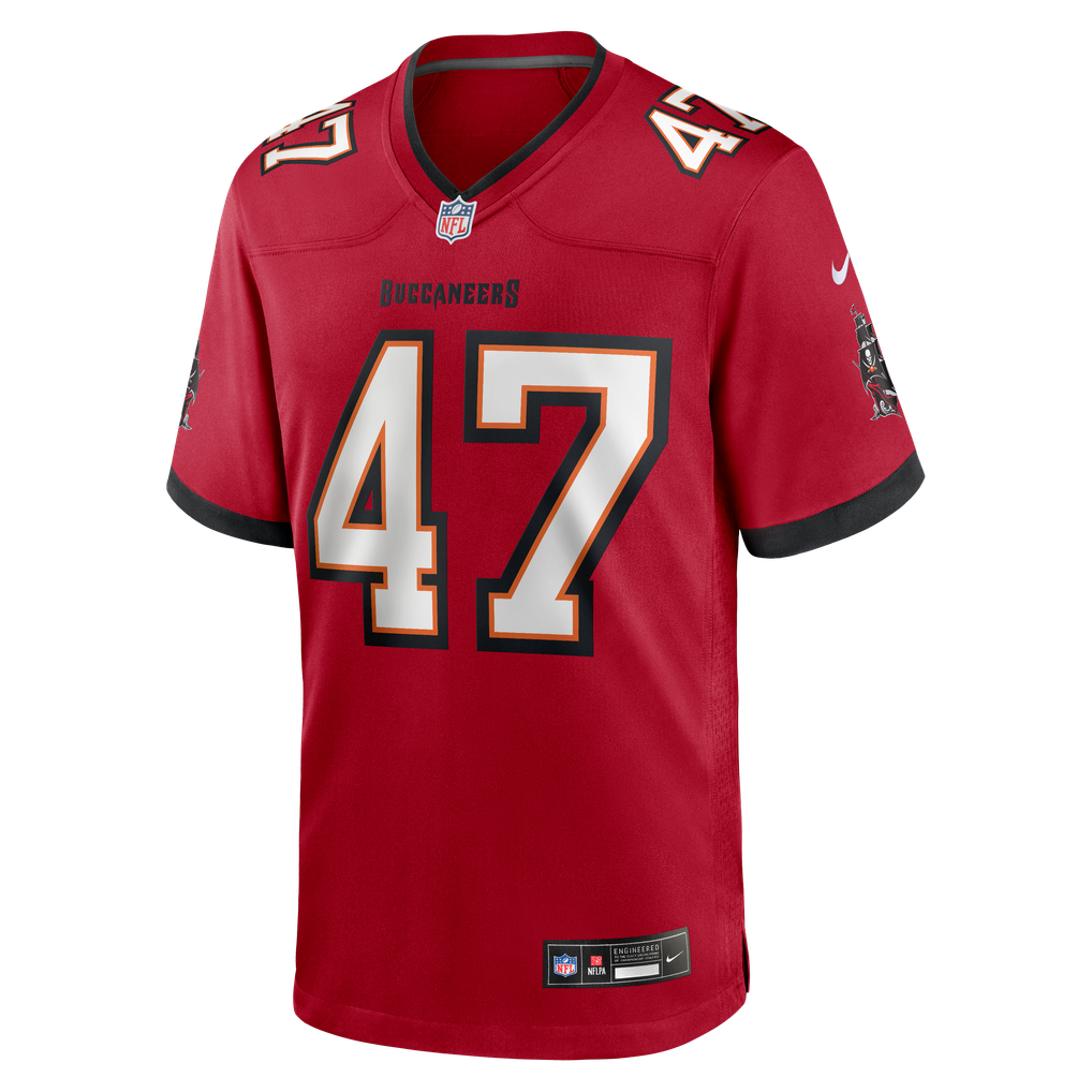 Men's Tampa Bay Buccaneers John Lynch Nike Red Game Retired Player Jersey - Image 3