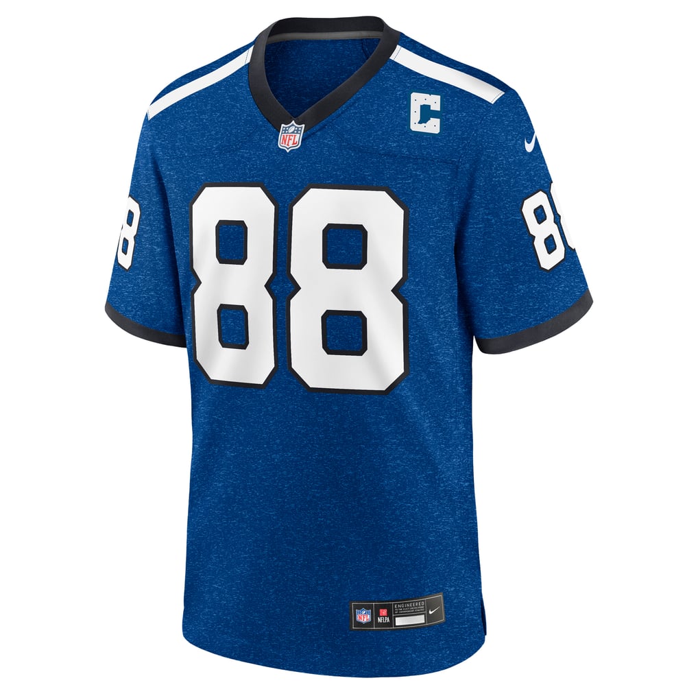 Men's Indianapolis Colts John Mackey Nike Blue Retired Player Alternate Game Jersey - Image 3