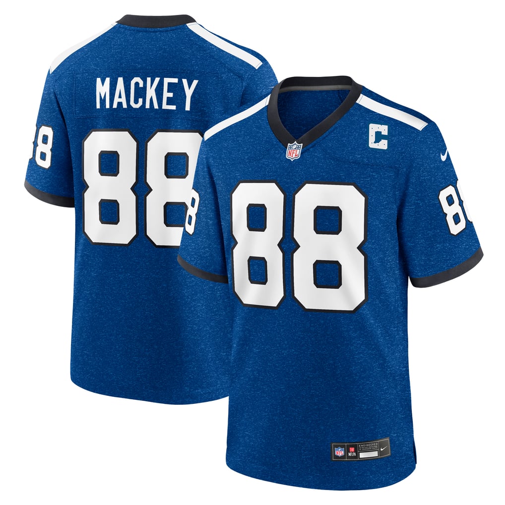 Men's Indianapolis Colts John Mackey Nike Blue Retired Player Alternate Game Jersey - Image 1