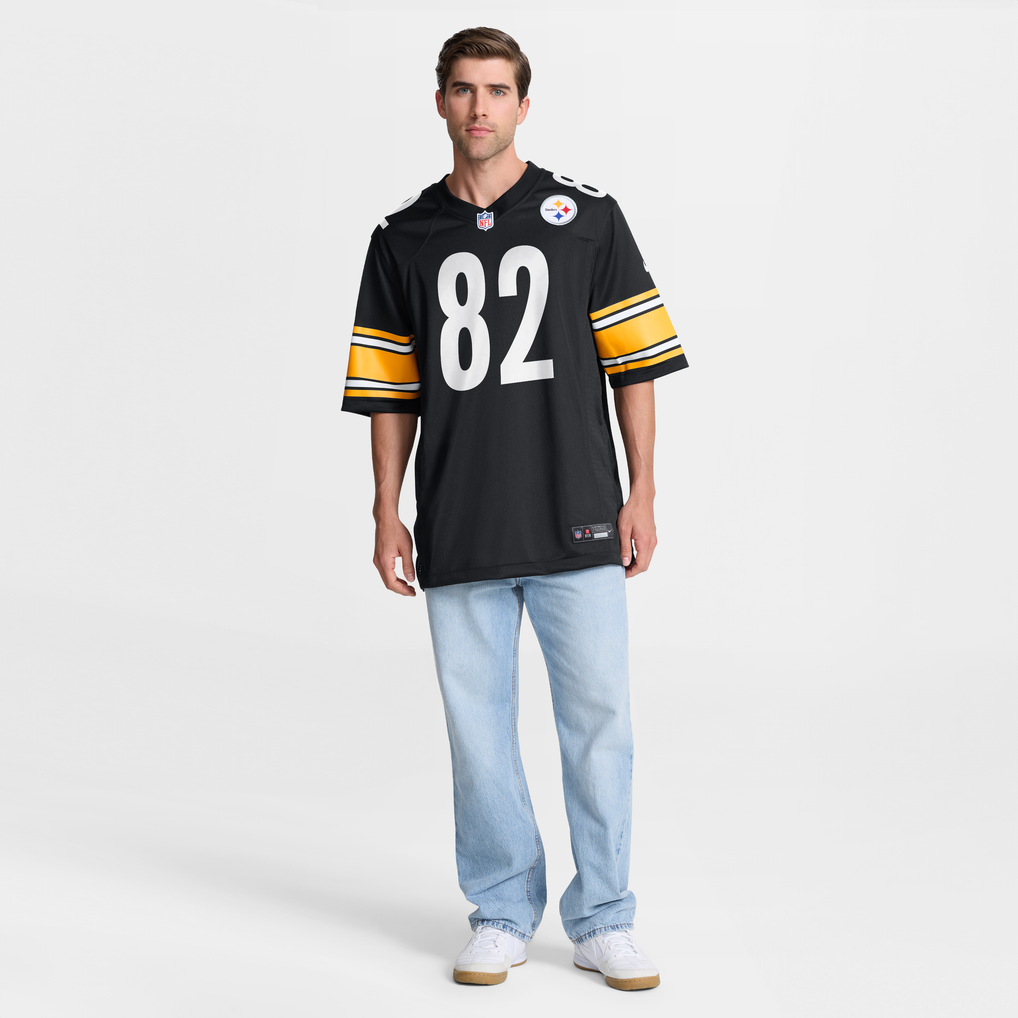 Men's Pittsburgh Steelers John Stallworth Nike Black Retired Player Jersey - Image 8