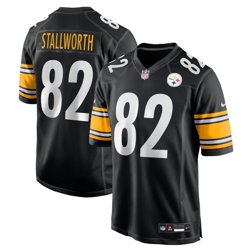 Men's Pittsburgh Steelers John Stallworth Nike Black Retired Player Jersey - Image 2