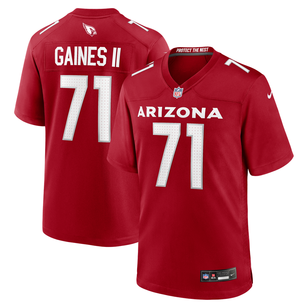 Men's Arizona Cardinals Jon Gaines II Nike  Cardinal Team Game Jersey - Image 1
