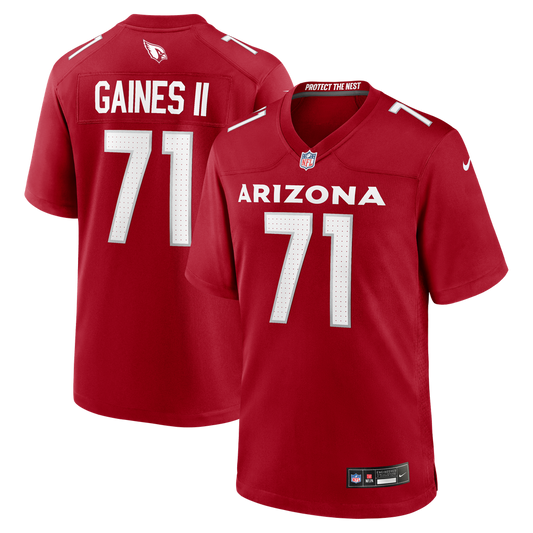 Men's Arizona Cardinals Jon Gaines II Nike  Cardinal Team Game Jersey - Image 1