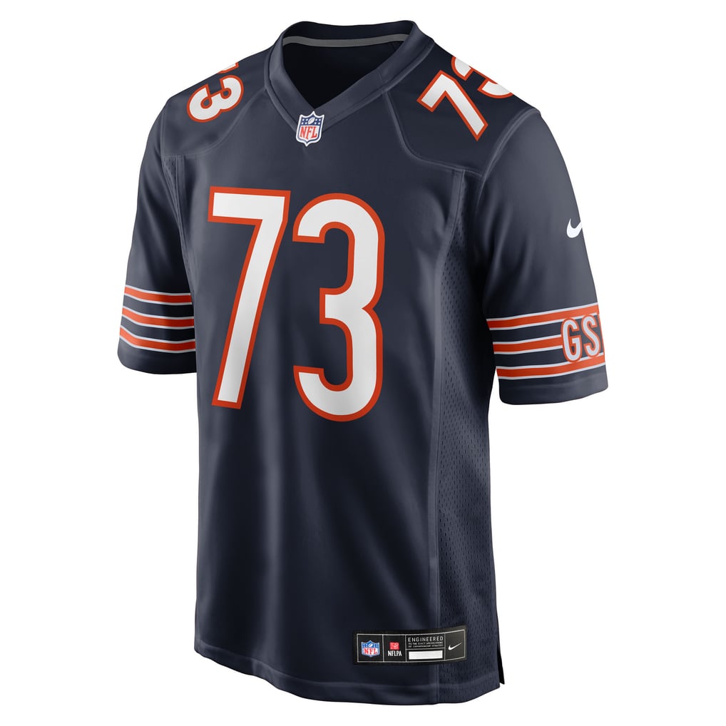 Men's Chicago Bears Jonah Jackson Nike Navy Team Game Jersey - Image 3