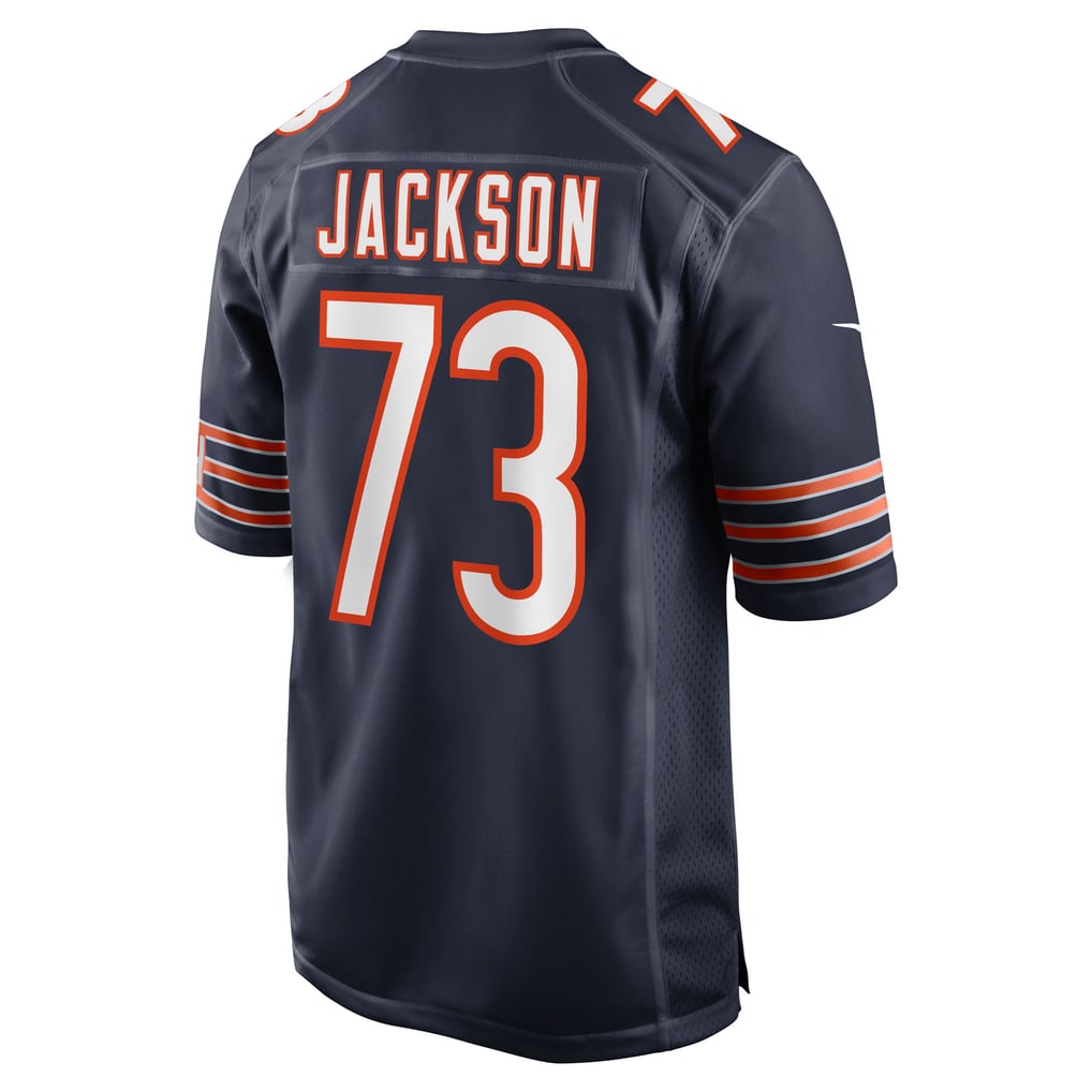 Men's Chicago Bears Jonah Jackson Nike Navy Team Game Jersey - Image 4