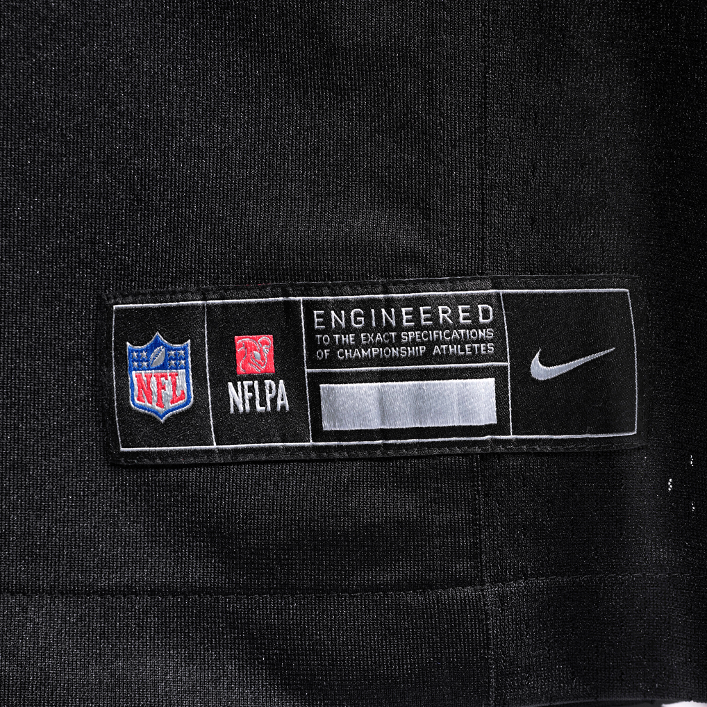 Men's New Orleans Saints Jonas Sanker Nike  Black Team Game Jersey - Image 7