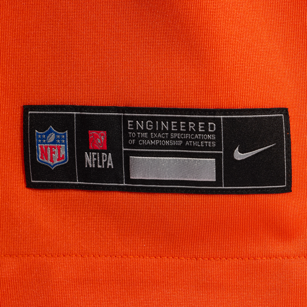 Men's Cincinnati Bengals Jonathan Allen Nike Orange Alternate Game Jersey - Image 7