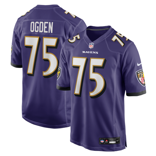 Men's Baltimore Ravens Jonathan Ogden Nike Purple Game Retired Player Jersey