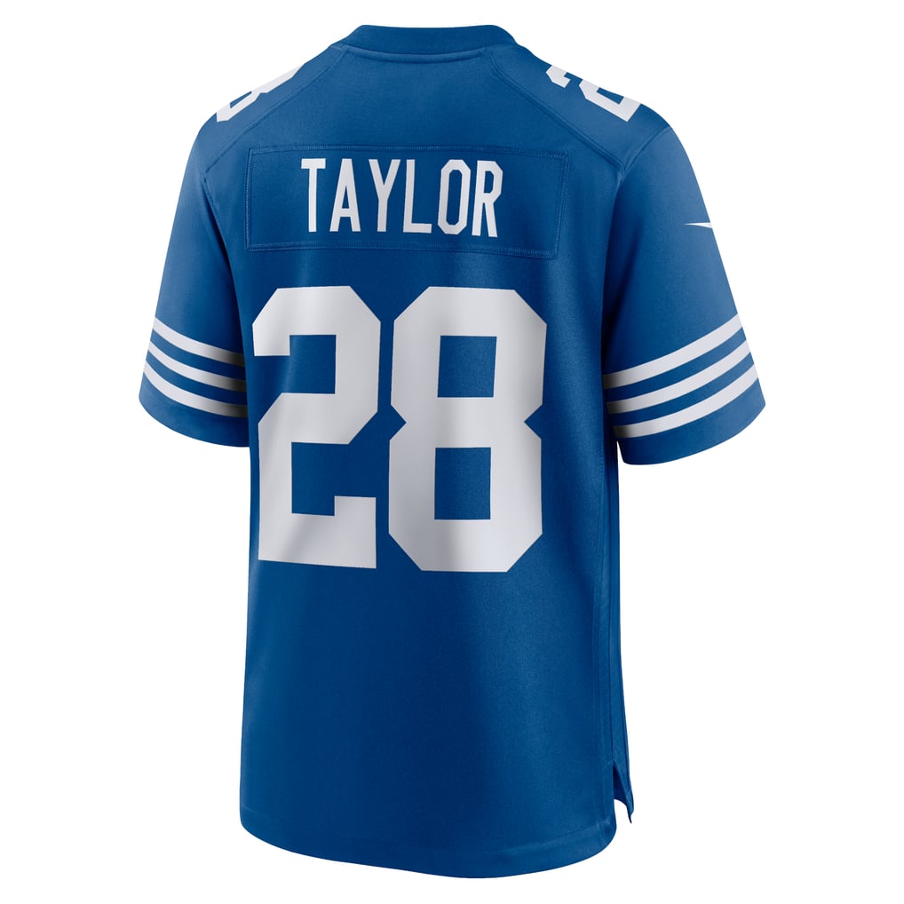 Men's Indianapolis Colts Jonathan Taylor Nike Royal Alternate Game Jersey - Image 4