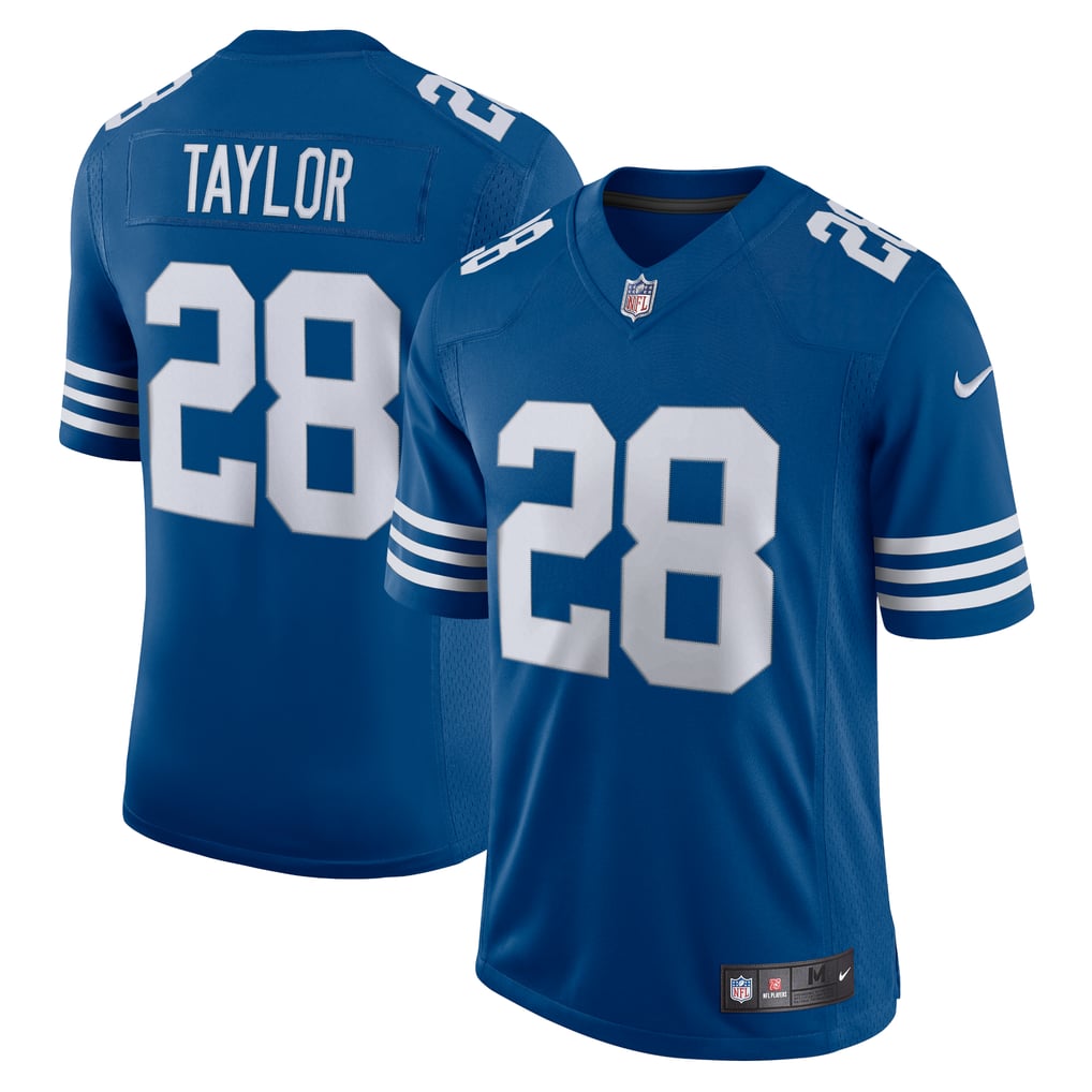 Men's Indianapolis Colts Jonathan Taylor Nike Royal Alternate Vapor Limited Jersey - Image 1